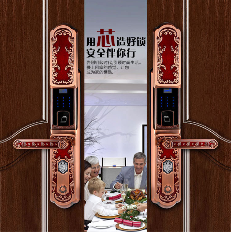 玉蛟龍智能門鎖 智能鎖防窺視輸入、半導(dǎo)體/光學(xué)指紋傳感器
