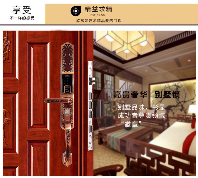 玉蛟龍指紋鎖 智能別墅鎖智能化的觸摸鍵盤、玉蛟龍密碼感應(yīng)門鎖系列