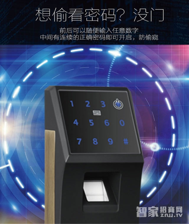 百思易智能鎖 防盜智能鎖/不銹鋼霸王鎖體/八種開鎖方式