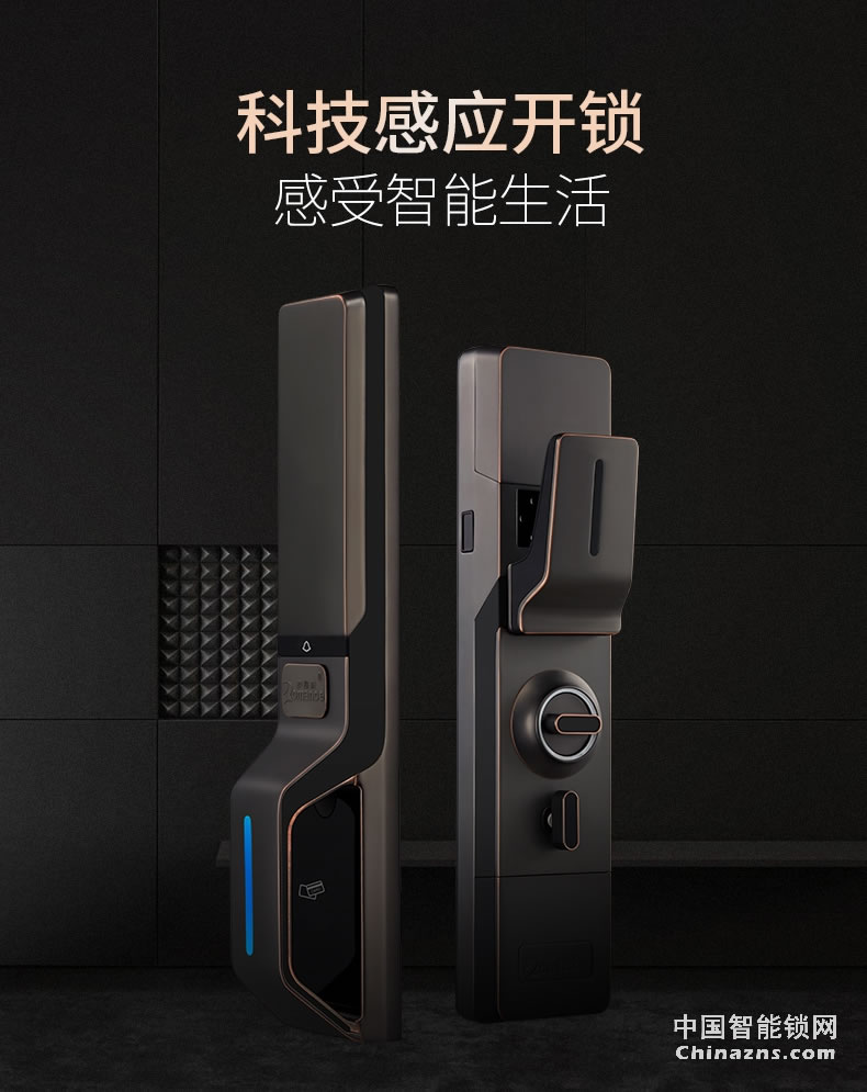 羅曼斯全自動智能鎖DD3 指紋鎖家用防盜門感應密碼電子門鎖