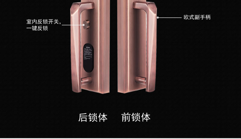 豪力士指紋鎖  L8866F手機(jī)感應(yīng)智能鎖家用防盜大門密碼鎖刷卡智能電子鎖