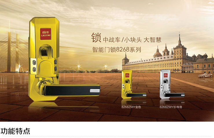 同創(chuàng)新佳智能鎖 家用指紋智能防盜密碼鎖