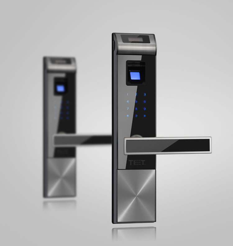 天智指紋鎖 直板指紋密碼鎖 家庭智能防盜鎖