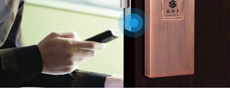 豪力士指紋鎖 D3310F家用防盜門智能鎖大門鎖電子鎖手機APP感應鎖密碼鎖