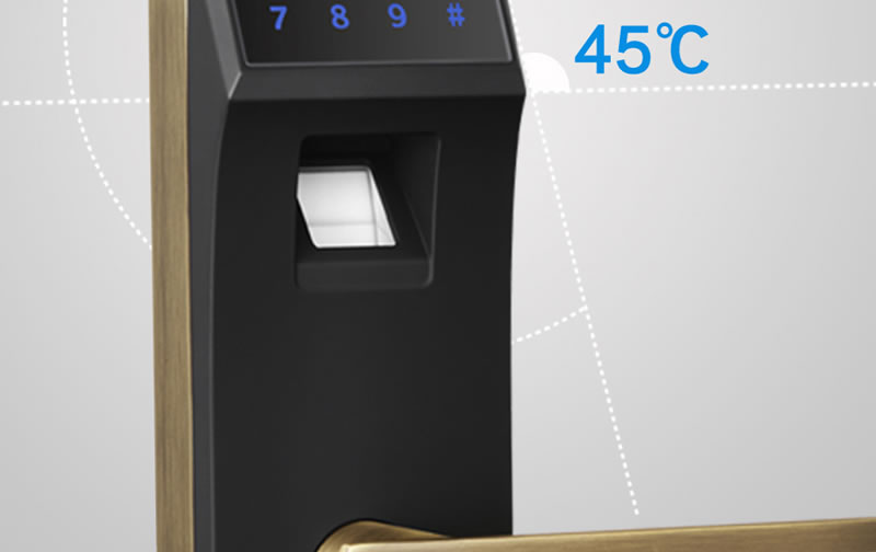 豪力士指紋鎖 D3310F家用防盜門智能鎖大門鎖電子鎖手機APP感應鎖密碼鎖