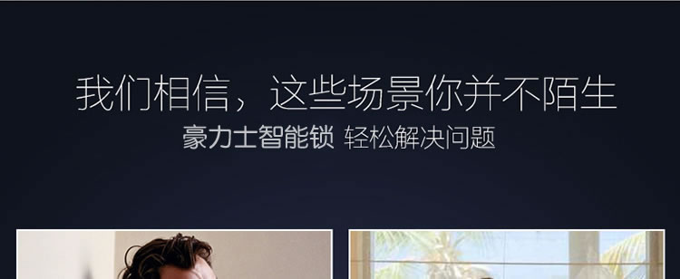 豪力士智能鎖指紋鎖 D5688F家用防盜門密碼磁卡感應電子鎖