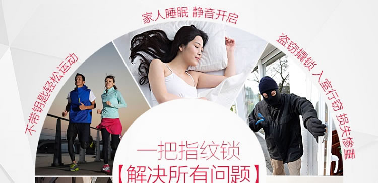 豪力士智能鎖指紋鎖 D5688F家用防盜門密碼磁卡感應電子鎖