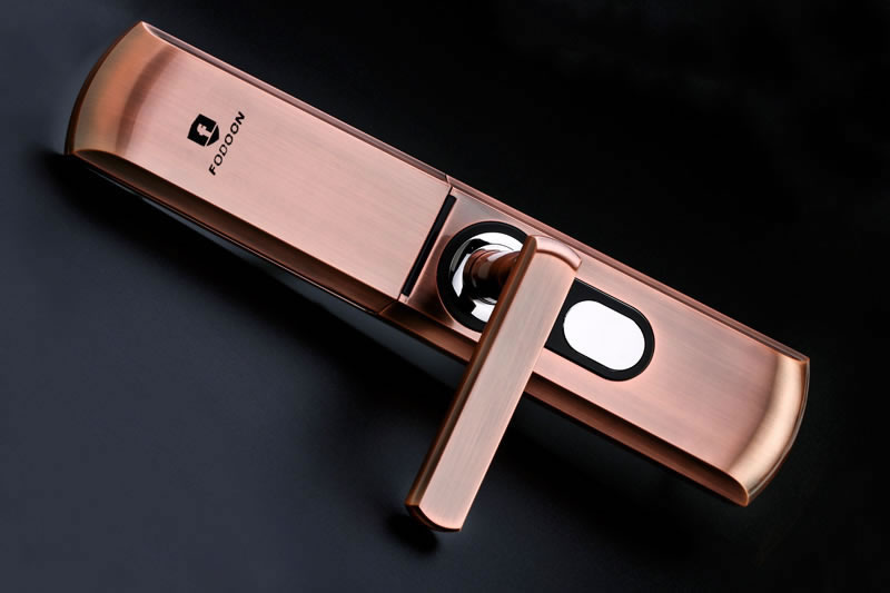 孚頓智控指紋鎖 滑蓋指紋密碼鎖 防盜電子刷卡鎖