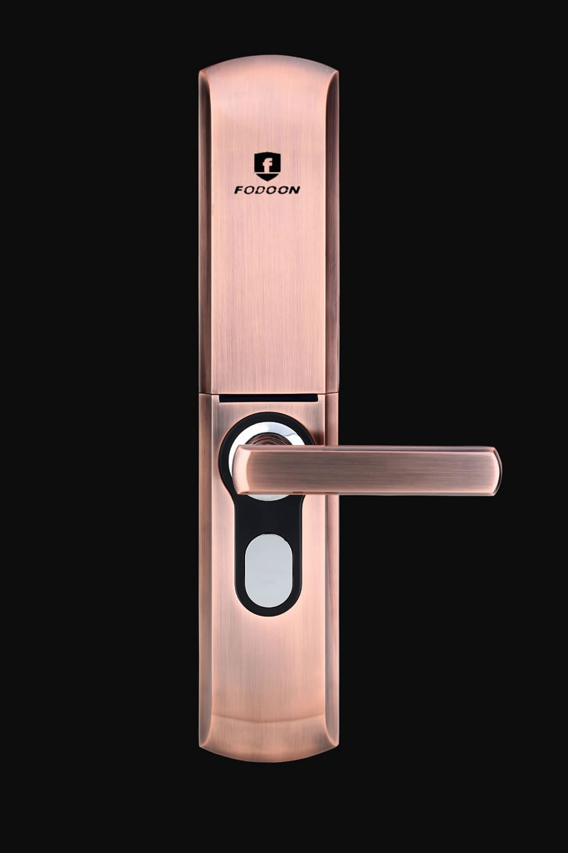 孚頓智控指紋鎖 滑蓋指紋密碼鎖 防盜電子刷卡鎖