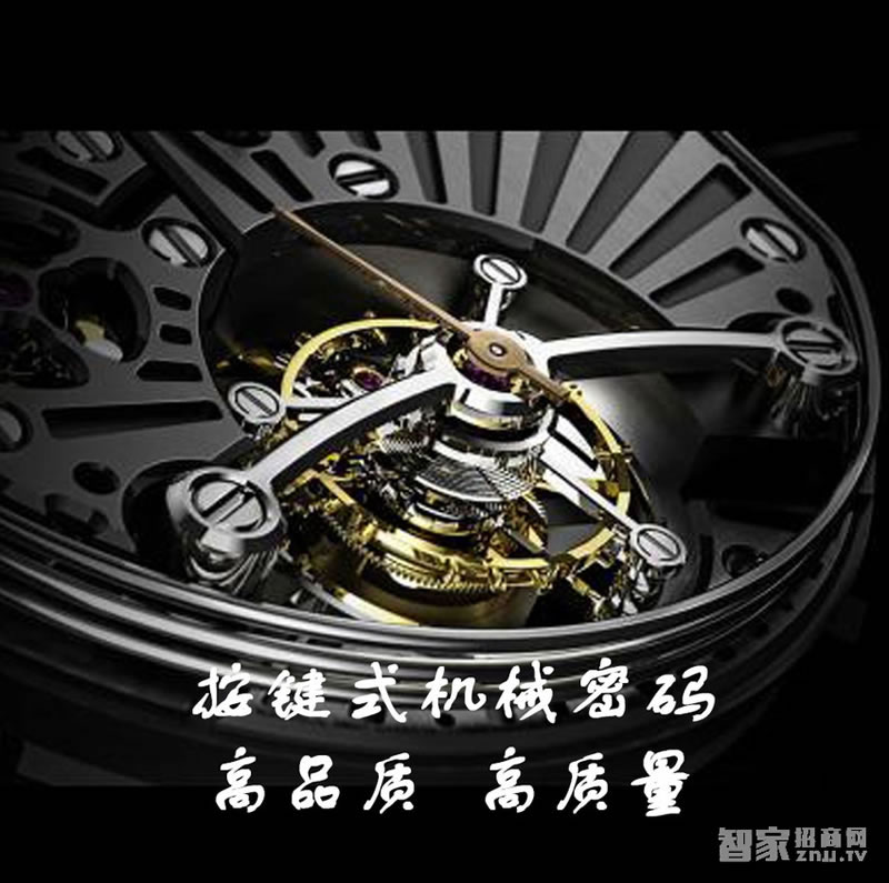 嘉華盛無鎖孔電子鎖 機(jī)械按鍵密碼鎖 防窺視