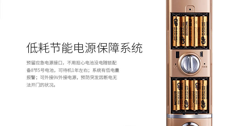 斑點貓智能鎖 智能電子密碼鎖 滑蓋指紋鎖