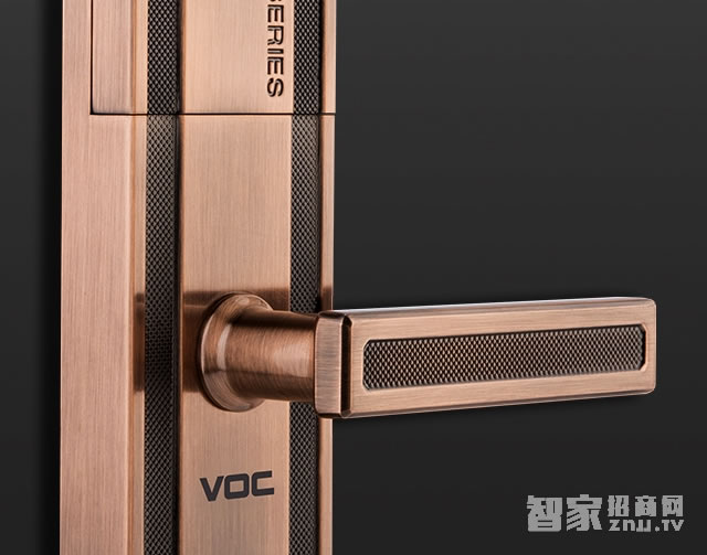 voc智能密碼鎖 F9指紋家用電子門鎖