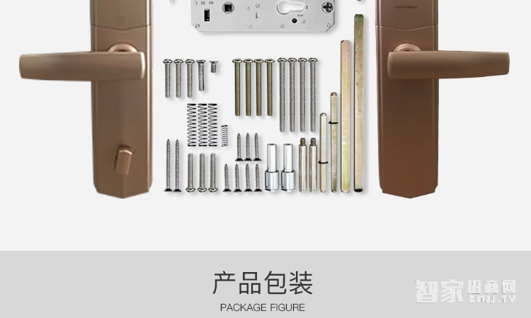 智能屋指紋密碼鎖 家用防盜智能鎖