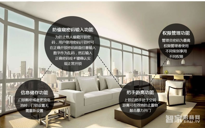 歐索爾智能鎖玻璃門(mén)指紋鎖 辦公智能電子密碼鎖