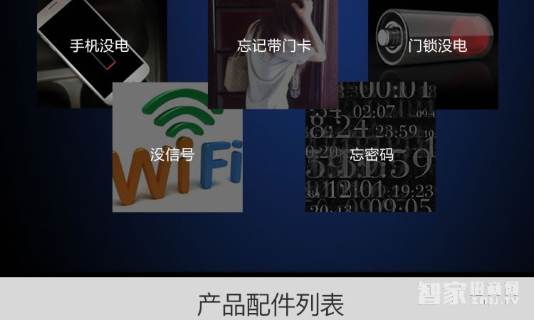 智能屋智能鎖 家用指紋密碼鎖（麗都金）