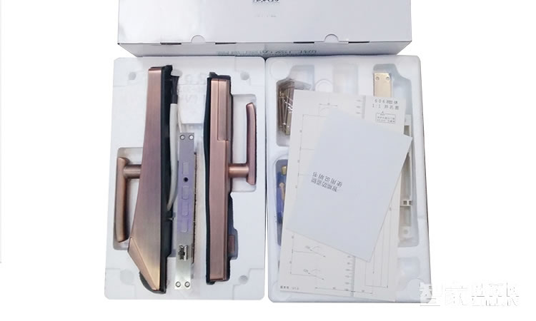 智能屋智能鎖 家用防盜智能鎖(紅古銅)