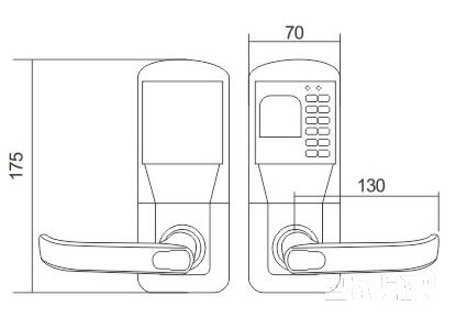 京門智能鎖 室內(nèi)門指紋密碼鎖