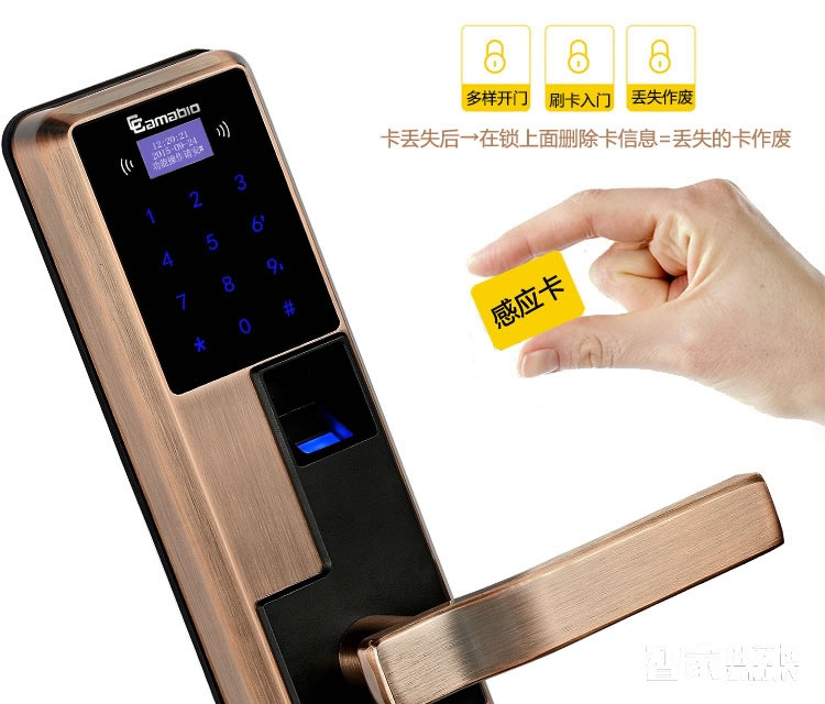 凱貝爾指紋鎖010 指紋密碼感應(yīng)鎖