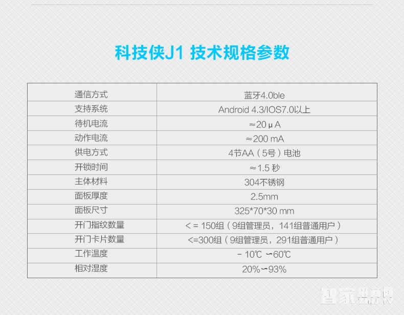 科技俠智能鎖 家用防盜門指紋鎖
