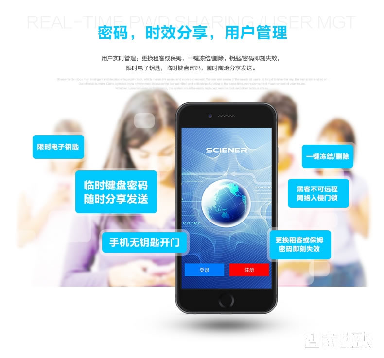 科技俠智能鎖 家用防盜門藍牙感應(yīng)鎖