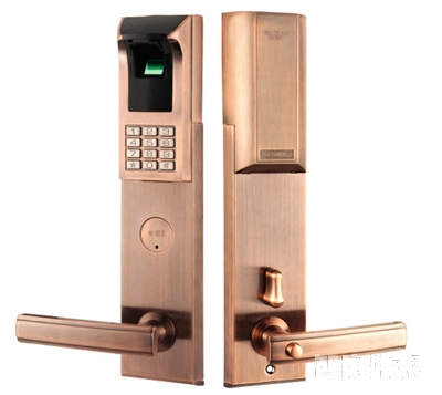 貝爾思特滑蓋指紋密碼鎖 家用感應磁卡鎖