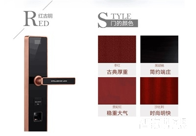 華府家用指紋鎖 公寓大門防盜智能門鎖