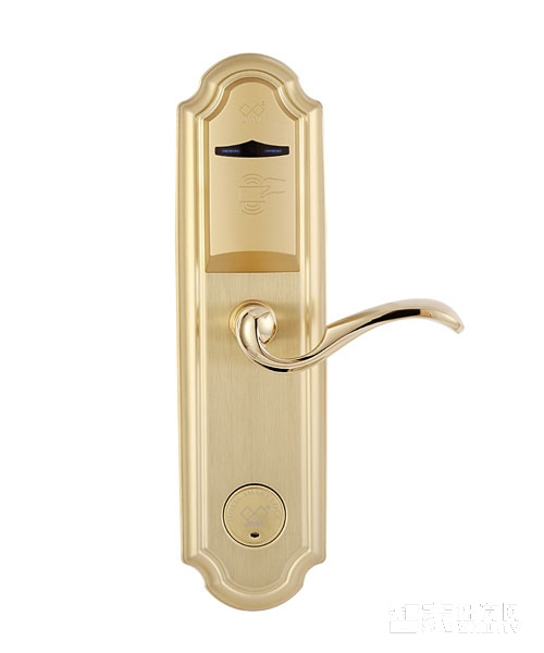 勁衛(wèi)智能鎖 NFC/藍(lán)牙手機(jī)門鎖/不銹鋼材質(zhì)/金色