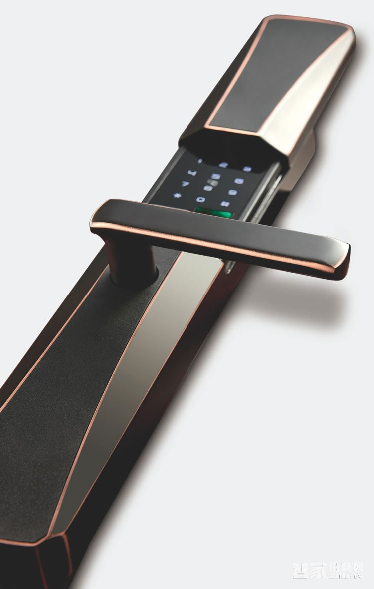 眾和物聯(lián)滑蓋智能鎖 自動(dòng)靜音 液壓智能指紋鎖