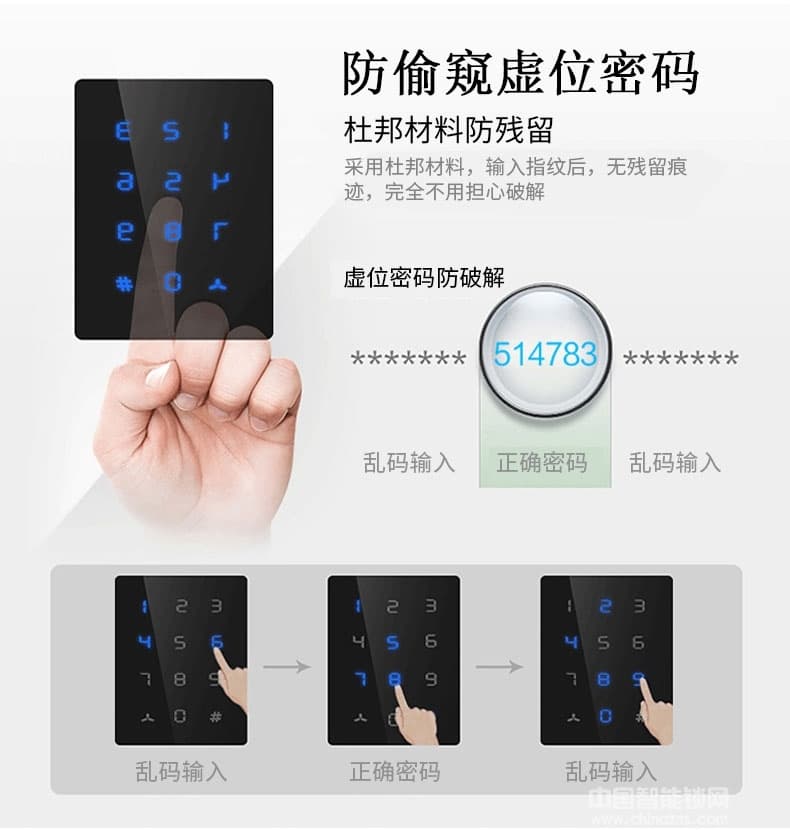 尊爵智能鎖 智能識(shí)別指紋密碼鎖 家用防盜指紋