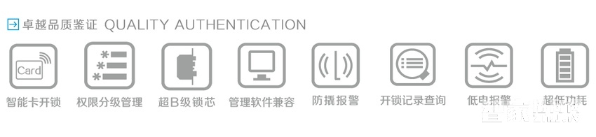 億沃酒店智能刷卡鎖 電子門鎖 IC磁卡鎖