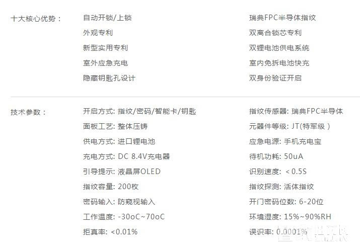 AOC指紋密碼鎖 直板智能鎖 感應(yīng)鎖