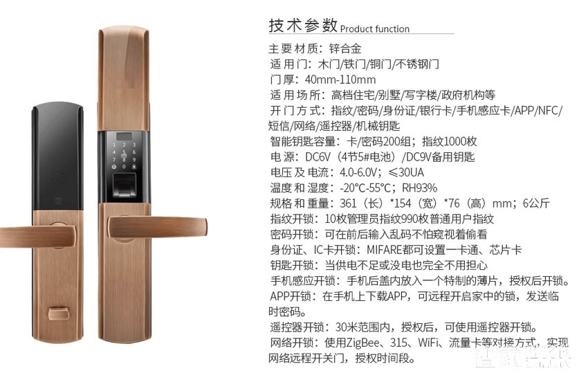 實譽智能鎖 手機APP鎖 公寓木門刷卡鎖