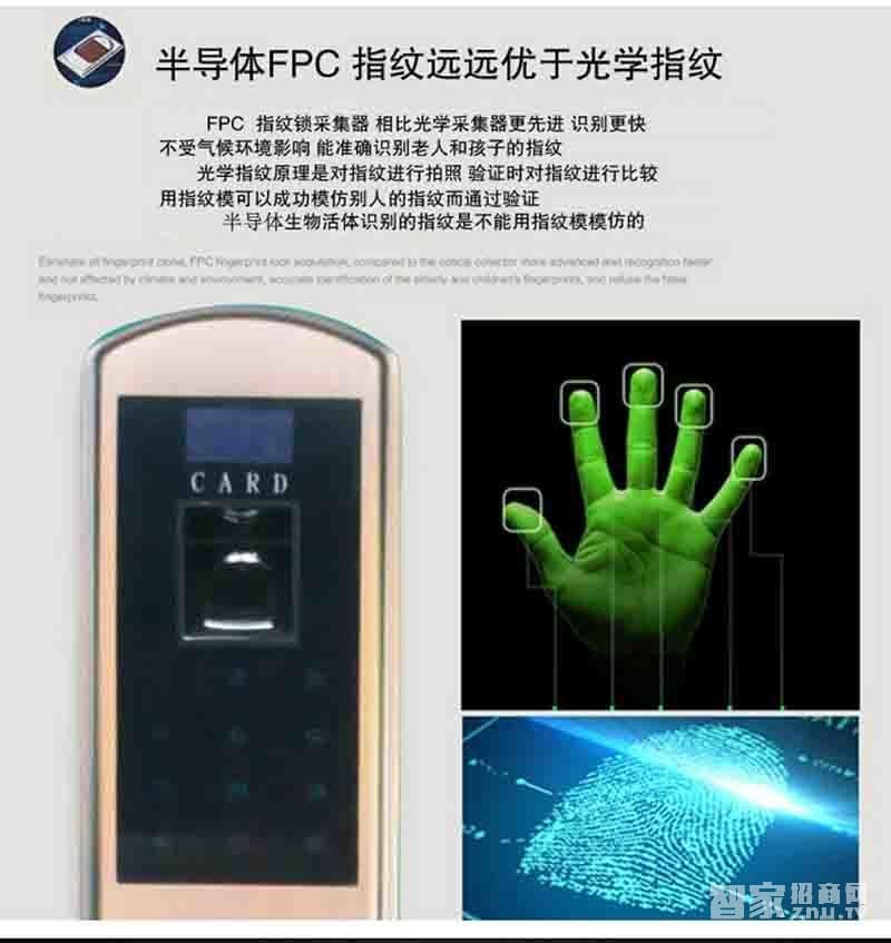 堅甲衛(wèi)士不銹鋼智能指紋鎖 密碼刷卡遙控鎖