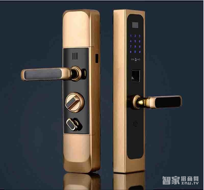 堅甲衛士紅外全自動智能指紋鎖 直板刷卡鎖