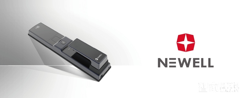 紐威爾指紋鎖 智能鎖土豪金、三種開鎖方式/6大核心功能