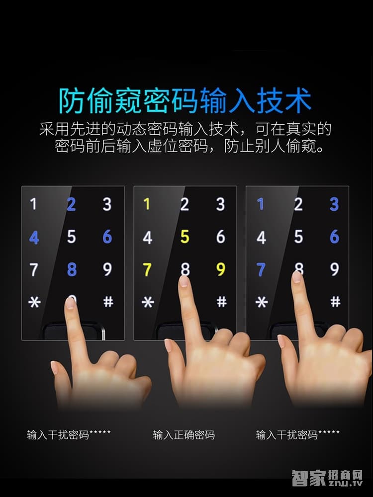 明達智能門鎖 直板指紋密碼鎖 鋁合金智能刷卡鎖