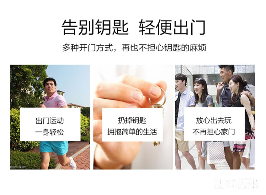 佳因特智能鎖J01四種開門方式、超B級鎖芯