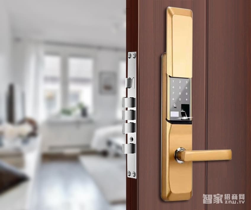 鑫煌潮指紋密碼鎖鋅合金材料、5A級鉆化觸摸屏