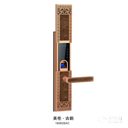 歐超指紋鎖 密碼鎖刷卡鎖 英倫古韻160626