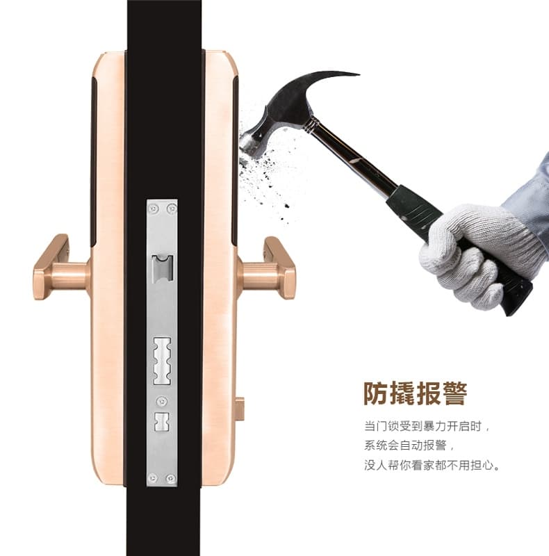 眾享雙久指紋密碼鎖 入戶門防盜門鎖