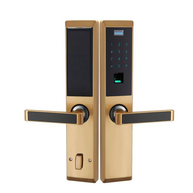 吾愛吾家進(jìn)戶門指紋密碼鎖 賓館酒店智能鎖