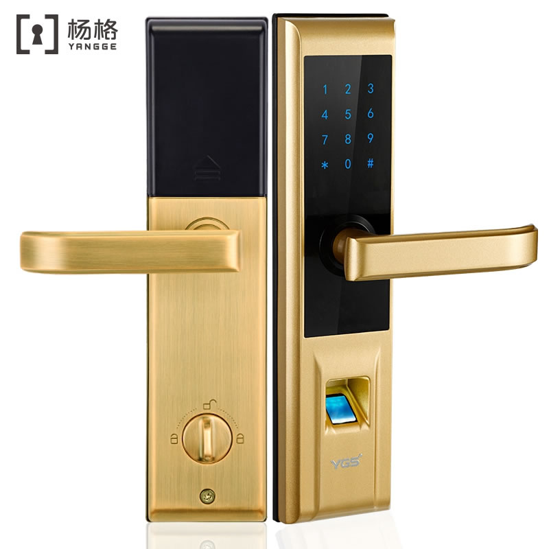 知安智能鎖 楊格智能指紋鎖 防撬報警密碼鎖