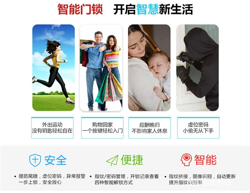 偉創智能鎖 紅外感應智能鎖 自動滑蓋指紋密碼鎖