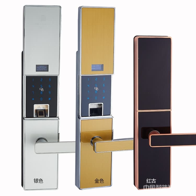 黑將軍指紋鎖 APP遠程控制智能鎖 半導體防盜指紋密碼鎖