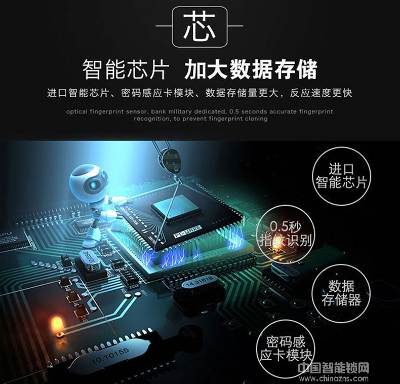 黑將軍指紋鎖 防貓眼設計家庭大門鎖 APP滑蓋半導體指紋鎖