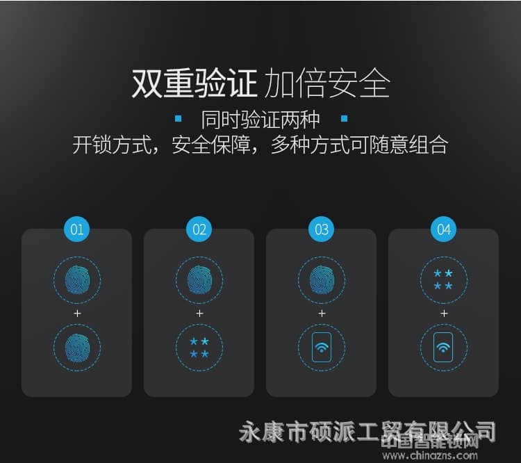碩派半導體指紋鎖 家用防盜智能鎖