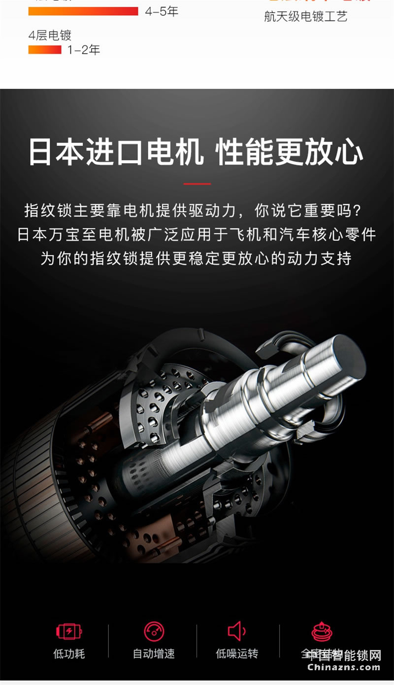 VOC指紋鎖K77電子密碼鎖 智能家用門鎖