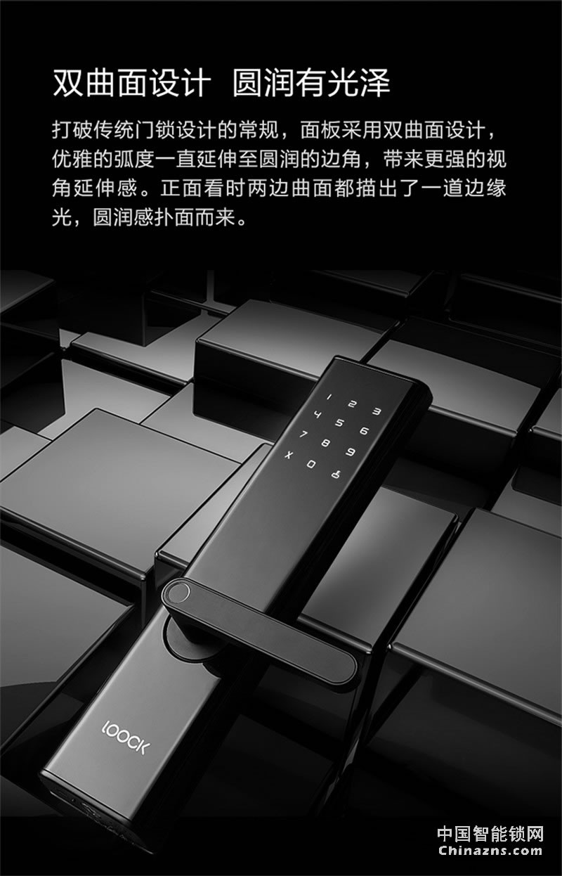 鹿客（LOOCK）Q2指紋鎖智能鎖 家用防盜門鎖