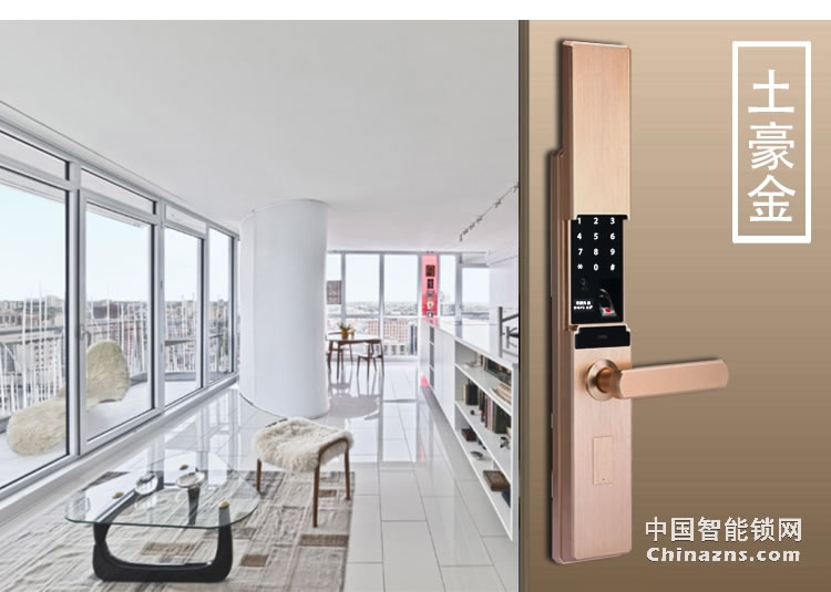 愛爾家全自動智能鎖H5 半導體指紋識別