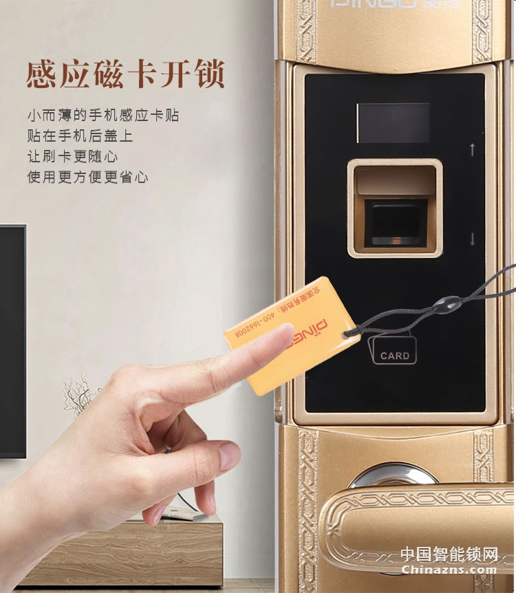 榮事達(dá)品冠歐式指紋鎖小智12 別墅自動(dòng)滑蓋門鎖